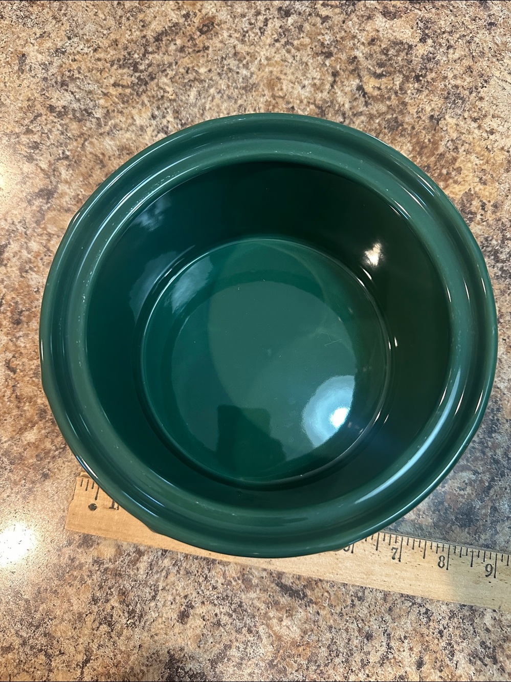 LONGABERGER Green Ceramic DRUM CROCK only no lid
